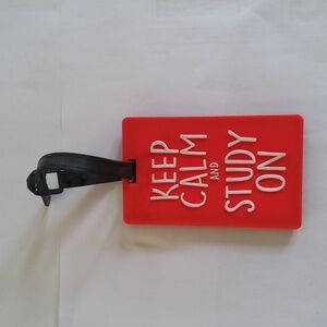 💥New💥 'Keep Calm And Study On' Luggage Tag